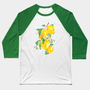 Lemons on a tree branch Baseball T-Shirt